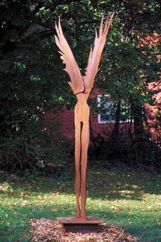 large outdoor steel sculpture for sculpture garden or architectural project