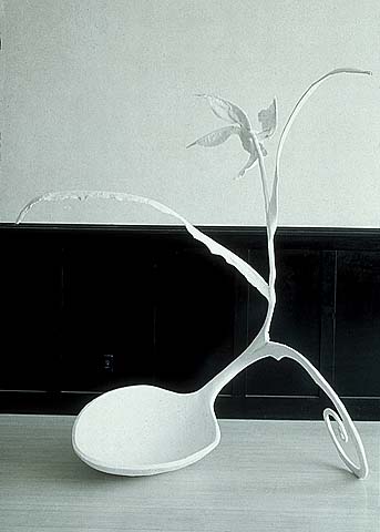 thalia, delicate blooming beauty of the three graces pays homage to maesto Alberto Giacometti's spoon woman in this one of the artist's true masterwork